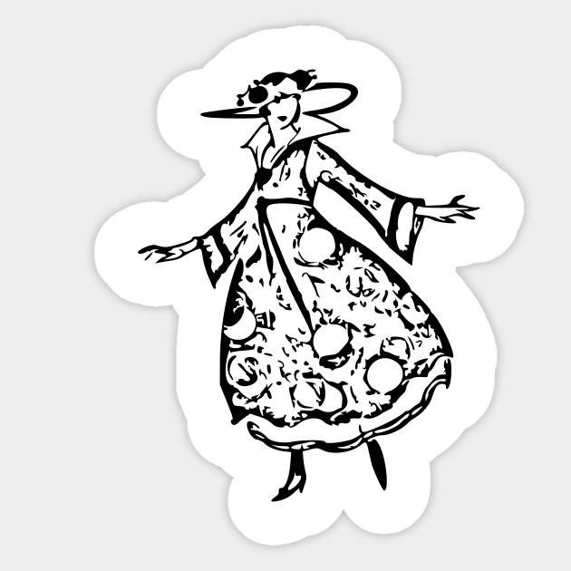 Vintage Dress 1 Sticker by xam